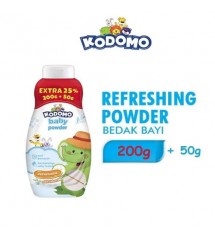 Kodomo Baby Powder Refreshing With Telon Oil 200g+50g